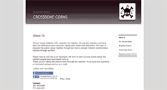 Desktop Screenshot of crossbonecorns.com